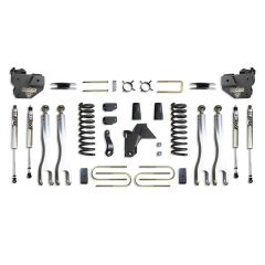 MaxTrac 2019-2024 RAM 3500 4WD DIESEL 4" LIFT KIT W/ 4-LINKS (FOX SHOCKS) (FACTORY REAR AIR RIDE)