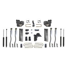 MaxTrac 2019-2024 RAM 3500 4WD DIESEL 4" LIFT KIT W/ 4-LINKS (MAX TRAC SHOCKS)
