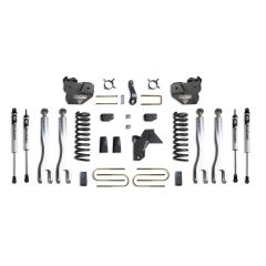MaxTrac 2019-2024 RAM 3500 4WD DIESEL 4" LIFT KIT W/ 4-LINKS (VULCAN SHOCKS)