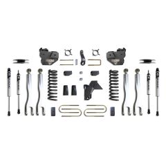 MaxTrac 2019-2024 RAM 3500 4WD DIESEL 4" LIFT KIT W/ 4-LINKS (VULCAN SHOCKS) (FACTORY REAR AIR RIDE)