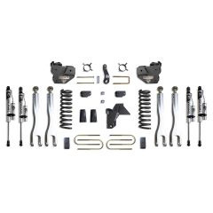 MaxTrac 2019-2024 RAM 3500 4WD DIESEL 4" LIFT KIT W/ 4-LINKS (VULCAN RESERVOIR SHOCKS)