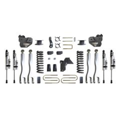 MaxTrac 2019-2024 RAM 3500 4WD DIESEL 6" LIFT KIT W/ 4-LINKS (VULCAN RESERVOIR SHOCKS) (FACTORY REAR AIR RIDE)