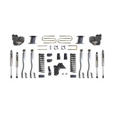 MaxTrac 2019-2024 RAM 3500 4WD DIESEL 8" LIFT KIT W/ 4-LINKS (FOX SHOCKS) (FACTORY REAR AIR RIDE)