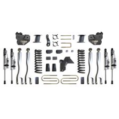 MaxTrac 2019-2024 RAM 3500 4WD DIESEL 8" LIFT KIT W/ 4-LINKS (VULCAN RESERVOIR SHOCKS) (FACTORY REAR AIR RIDE)