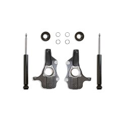 MaxTrac 2021-2025 GM SUV 2"/3" ADJUSTABLE HEIGHT LOWERING KIT (SPINDLE/REAR STRUTS) (NON MAGNERIDE/ADAPTIVE RIDE)