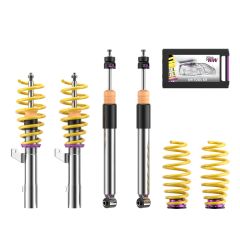 KW V3 Coilover Kit Bundle VW Golf GTI MKVIII; Audi A3 (GY / 8Y); 2WD; (55mm Ø), IRS Only; with electronic dampers