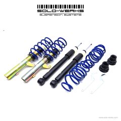 Solo Werks S1 Coilover System - VW (A7 MKVII) 2019+ Jetta 1.4t Gas Engines 55mm Front Struts with Rear Torsion Beam Suspension