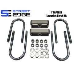 Street Edge 1 Universal Extruded Aluminum Lowering Block w/ 2 Degree Angle Complete Kit