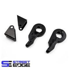 Street Edge 01-10 GM 1500HD, 2500HD, 3500 Heavy Duty 2WD/4WD 1”-3” Lifted Torsion Keys, with Shock Extenders Front Leveling Kit