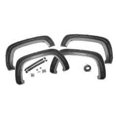 Rough Country Fender Flares | Defender | G6M Dark Ash | Chevy Silverado 2500 HD/3500 HD (20-25)