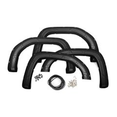 Rough Country Fender Flares | Defender | GBA Black | GMC Sierra 1500 2WD/4WD (2019-2025 & Classic)