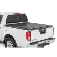 Rough Country Hard Tri-Fold Flip Up Bed Cover | 5' Bed | Nissan Frontier 2WD/4WD (05-21)