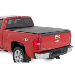 Rough Country Soft Roll Up Bed Cover | 6'7" Bed | Chevy/GMC 1500/2500HD/3500HD (07-14)