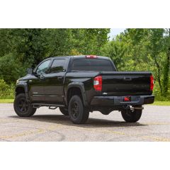 Rough Country Hard Tri-Fold Flip Up Bed Cover | 5' Bed | Toyota Tacoma 2WD/4WD (2016-2023)