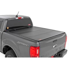 Rough Country Hard Tri-Fold Flip Up Bed Cover | 5' Bed | Ford Ranger 2WD/4WD (2019-2023)