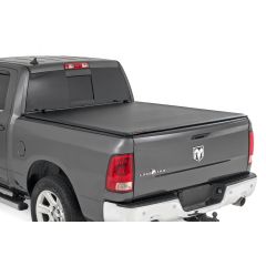 Rough Country Soft Roll Up Bed Cover | 5'7" Bed | Ram 1500 (09-18)/2500 (11-26) 