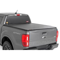 Rough Country Soft Roll Up Bed Cover | 5' Bed | Ford Ranger 2WD/4WD (2019-2023)