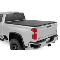 Rough Country Soft Roll Up Bed Cover | 6'9" Bed | Chevy/GMC 2500HD/3500HD (20-26)