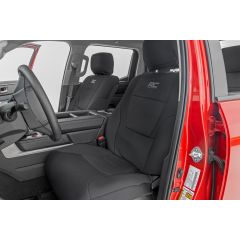 Rough Country Seat Covers | No Rear Cup Holder | Toyota Tundra 2WD/4WD (2022-2026)