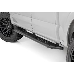 Rough Country OV2 Running Boards | Side Step Bars | Crew Cab | Ford F-150/Lightning/F-250/F-350 (15-26)