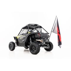 Rough Country Flag Pole Holder | Single | 2 & 2.5" Inch Hitch | w/ Flag Pole