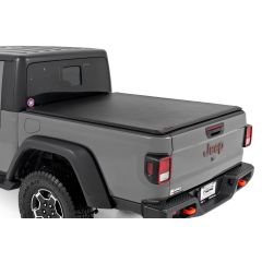 Rough Country Soft Roll Up Bed Cover | 5 Bed | Jeep Gladiator JT 4WD (2020-2026)
