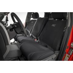 Rough Country Seat Covers | FR w/ Console Cover and Rear | Toyota Tundra 2WD/4WD (07-13)
