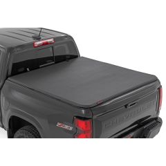 Rough Country Soft Tri-Fold Bed Cover | 5' Bed | Chevy/GMC Canyon/Colorado 2WD/4WD (23-26)