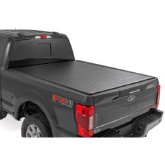 Rough Country Hard Roll Up Bed Cover | 6'10" Bed | Ford F-250/F-350 Super Duty (17-26)