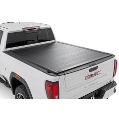 Rough Country Hard Roll Up Bed Cover | 6'9" Bed | Chevy/GMC Silverado/Sierra 2500HD/3500HD (20-26)