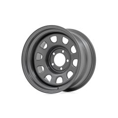 Rough Country Steel Wheel | Gray | 17x9 | 5x5 | 3.30 Bore | -12