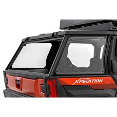 Rough Country Bed Side Rear Windows | Scratch Resistant | Polaris XPEDITION ADV 5