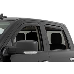 Rough Country Side Window Deflectors | In Channel Rain Guard | Ram 1500/2500/3500 (10-25 & Classic)