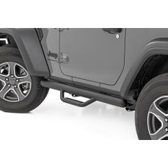 Rough Country Nerf Steps | Full Length | 2 Door | Jeep Wrangler JL 4WD (2018-2024)