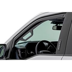 Rough Country Side Window Deflectors | In Channel Rain Guard | Ford F-150/Lightning/F-250/F-350/Raptor (15-25)