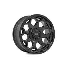 Rough Country Rough Country 80 Series Wheel | One-Piece | Semi Gloss Black | 20x10 | 6x135 | -25mm