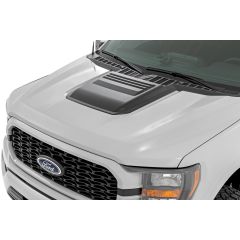 Rough Country Hood Scoop | BN Silver Spruce | Ford F-150 2WD/4WD (2021-2026)