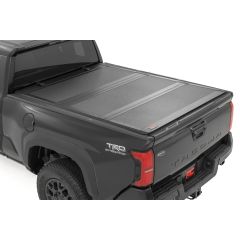 Rough Country Hard Tri-Fold Flip Up Bed Cover | 6' Bed | Toyota Tacoma 2WD/4WD (2024-2026)