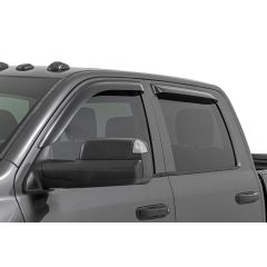 Rough Country Side Window Deflectors | Tape On Rain Guard | Ram 1500 (09-18) 2500 (10-24)