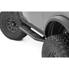 Rough Country OV2 Running Boards | Side Step Bars | 2-Door | Ford Bronco (2 Door) (21-26)