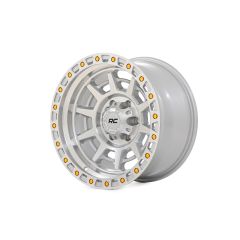 Rough Country Rough Country 85 Series Wheel | Simulated Beadlock | Full Machine | 17x9 | 6x5.5 | -12mm