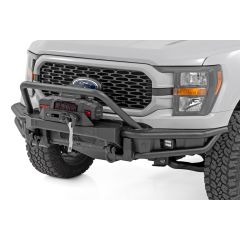 Rough Country Front Bumper | Tubular |Winch Mount | Ford F-150 2WD/4WD (2021-2023)