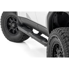 Rough Country Oval Nerf Steps | Black | Toyota Land Cruiser 4WD (2024-2026)