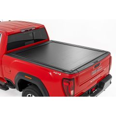 Rough Country Powered Retractable Bed Cover | 6'9" Bed | Chevy/GMC 2500HD/3500HD (20-26)