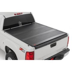 Rough Country Hard Low Profile Bed Cover | 5'9" Bed | No Rail Caps | Chevy/GMC 1500 (07-13)