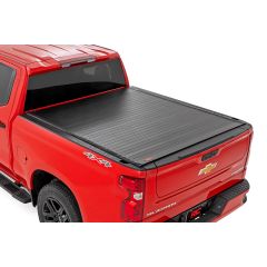 Rough Country Hard Roll Up Bed Cover | 6'7" Bed | Chevy/GMC Sierra 1500 (19-26)/Silverado 1500 (19-26)