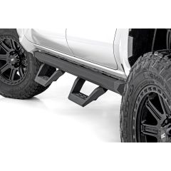 Rough Country SRX2 Adjustable Aluminum Steps | Double Cab | Toyota Tacoma 2WD/4WD (24-26)