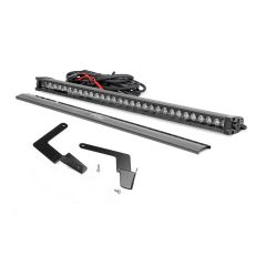 Rough Country LED Light Kit | Lower Grille Mount | 30" Black Single Row | White DRL | Toyota Tacoma (16-23)