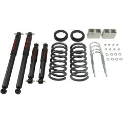 BELLTECH LOWERING KITS  1994-2004 Chevrolet S10/S15 Pickup 6 cyl. (Ext Cab) 2" or 3" F/3" R drop W/ Nitro Drop II Shocks