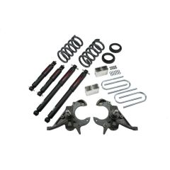 BELLTECH LOWERING KITS  1995-1997 Chevrolet Blazer/Jimmy 6 cyl. 3" F/3" R W/ Nitro Drop II Shocks